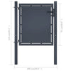 vidaXL Garden Gate Steel 39.4"x29.5" Anthracite 4517
