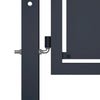 vidaXL Garden Gate Steel 39.4"x39.4" Anthracite 4518