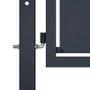 vidaXL Garden Gate Steel 39.4"x49.2" Anthracite 4519