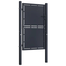 vidaXL Garden Gate Steel 39.4"x59.1" Anthracite 4520