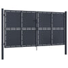 vidaXL Garden Gate Steel 118.1"x68.9" Anthracite 4527