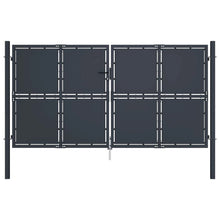 vidaXL Garden Gate Steel 118.1"x78.7" Anthracite 4528
