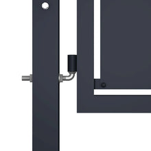 vidaXL Garden Gate Steel 118.1"x78.7" Anthracite 4528