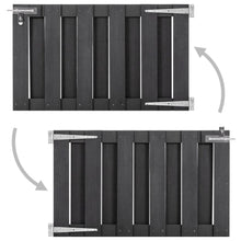 vidaXL Garden Gate WPC 39.4"x23.6" Gray