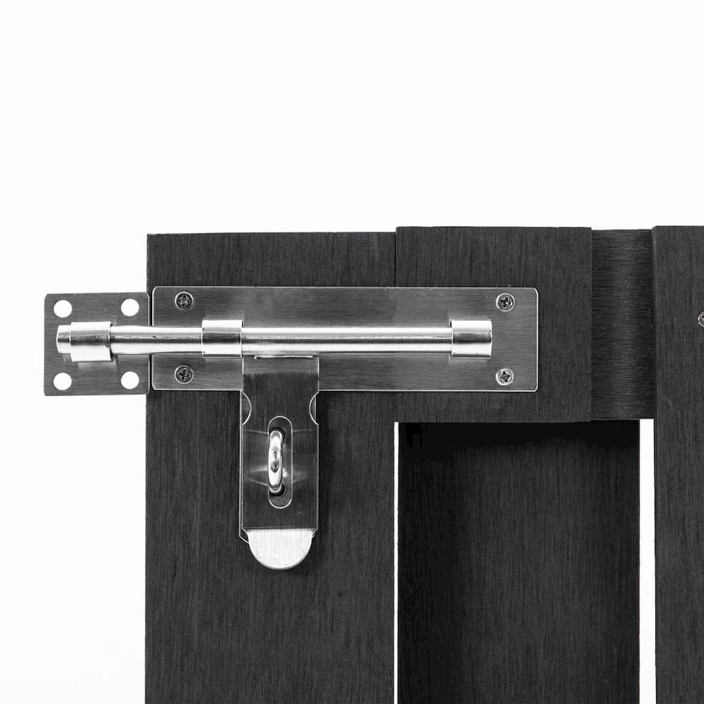 vidaXL Garden Gate WPC 39.4"x23.6" Gray