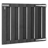 vidaXL Garden Gate WPC 39.4"x31.5" Gray