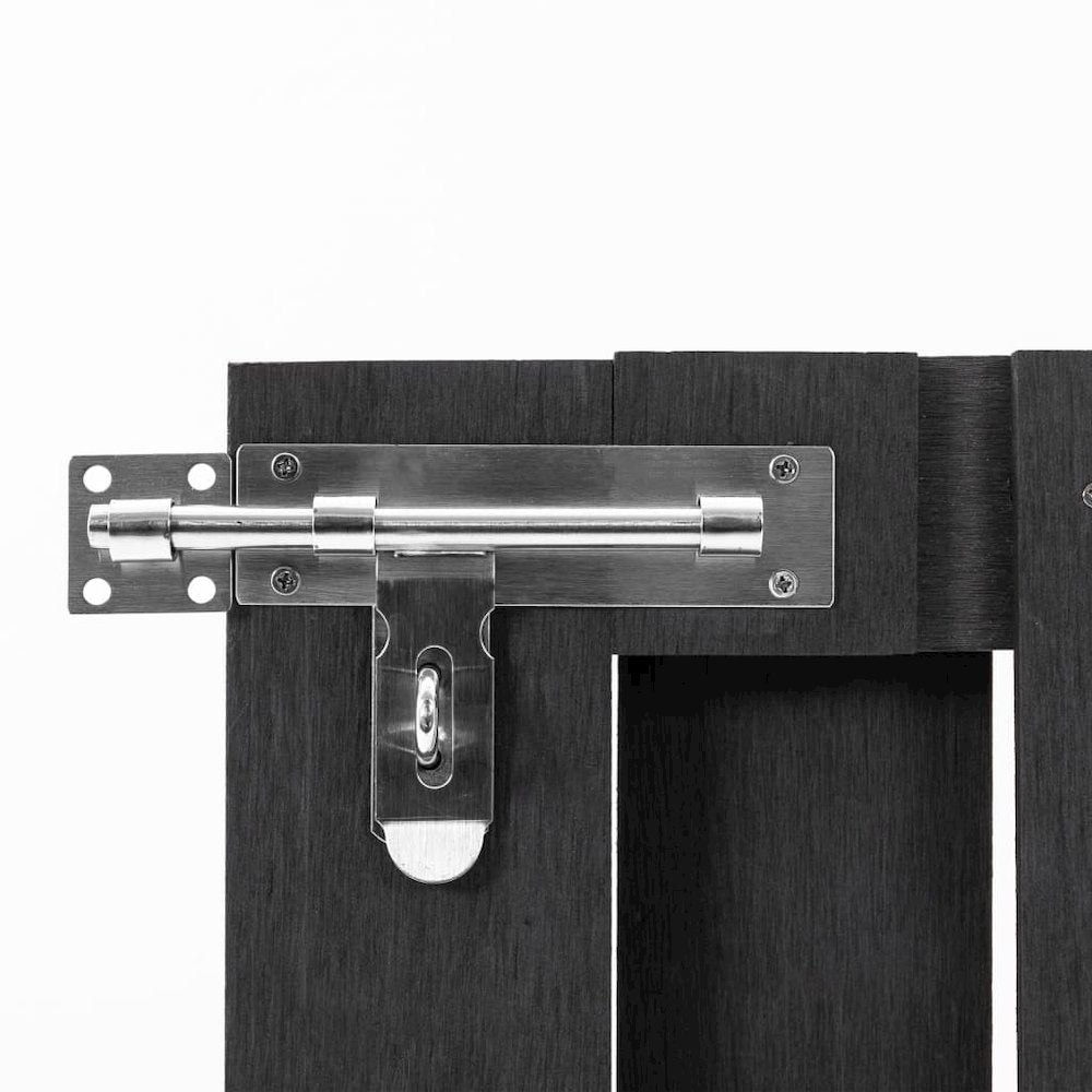 vidaXL Garden Gate WPC 39.4"x31.5" Gray