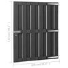 Garden Gate WPC 39.4"x44.1" Gray