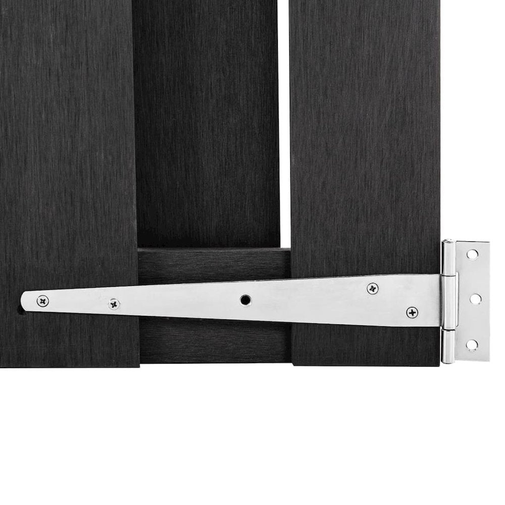 vidaXL Garden Gate WPC 39.4"x70.9" Gray