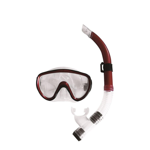 14+ Years - Red Scuba Mask and Snorkel Pool Set