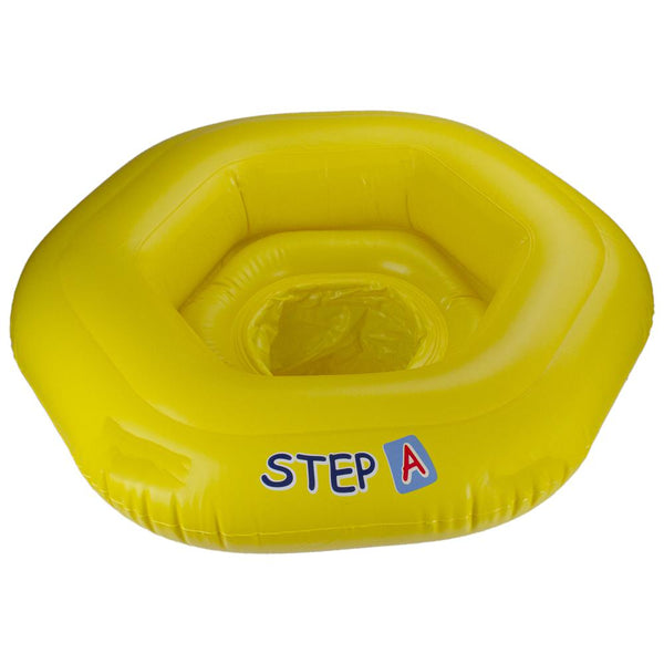 26" Inflatable Yellow STEP A Swimming Pool Baby Seat Float