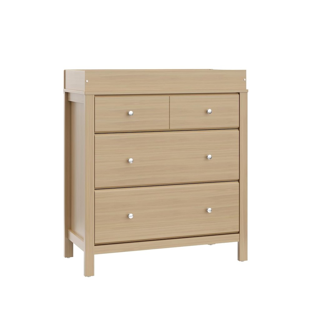 Storkcraft Carmel 3 Drawer Chest with Changing Topper (Driftwood)