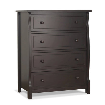 Sorelle Princeton Elite 4 Drawer Dresser,Espresso Color