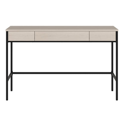 Evans 48" Wide Rectangular Writing Desk in Alder White