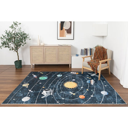 Kids 03 Solar System Space Rug