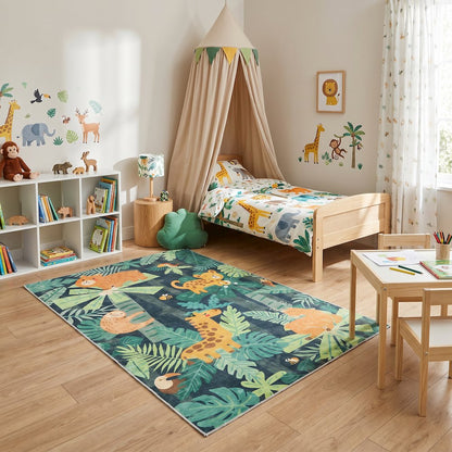 Kids 05 Jungle Animals Rug