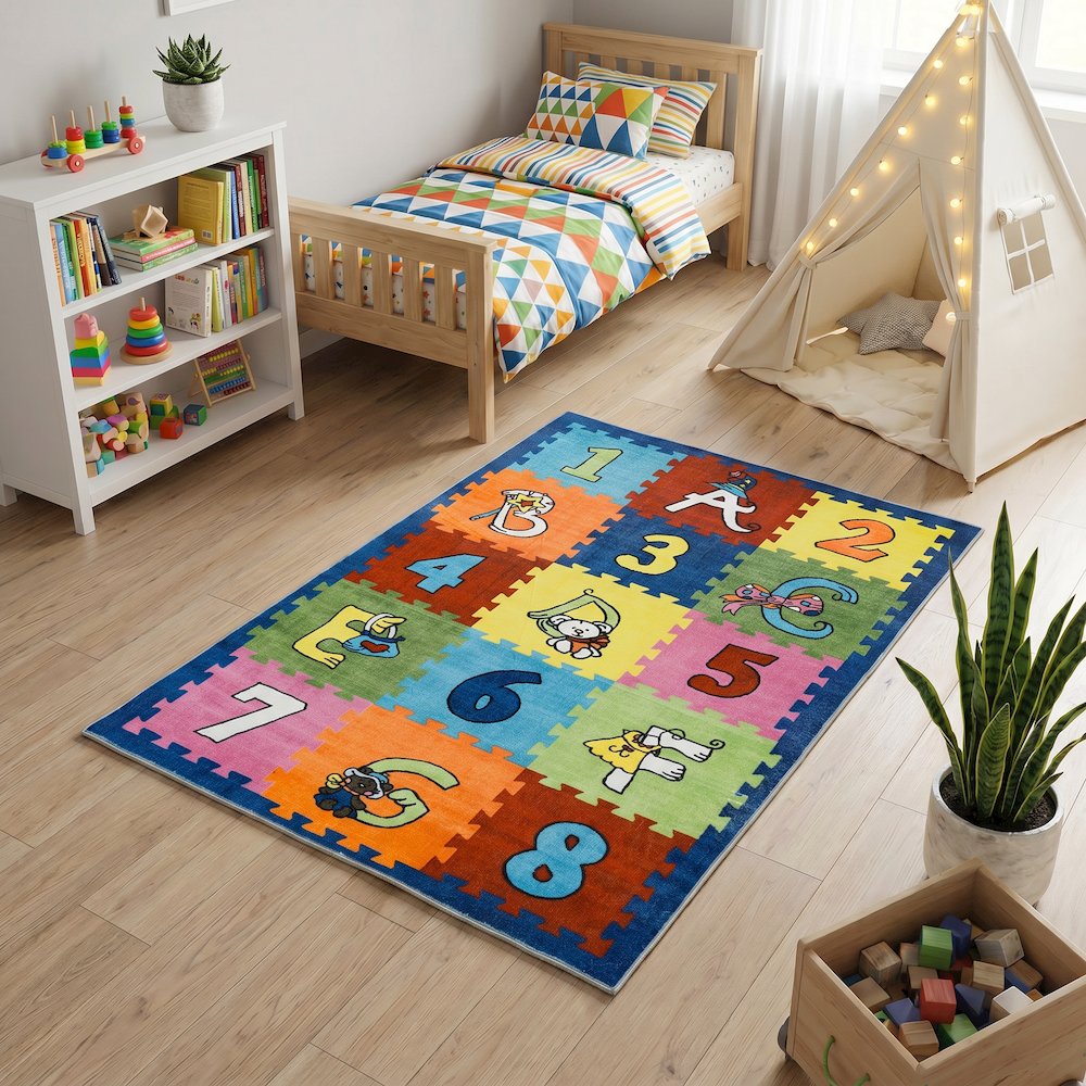 Kids 06 Alphabet & Numbers Learning Rug