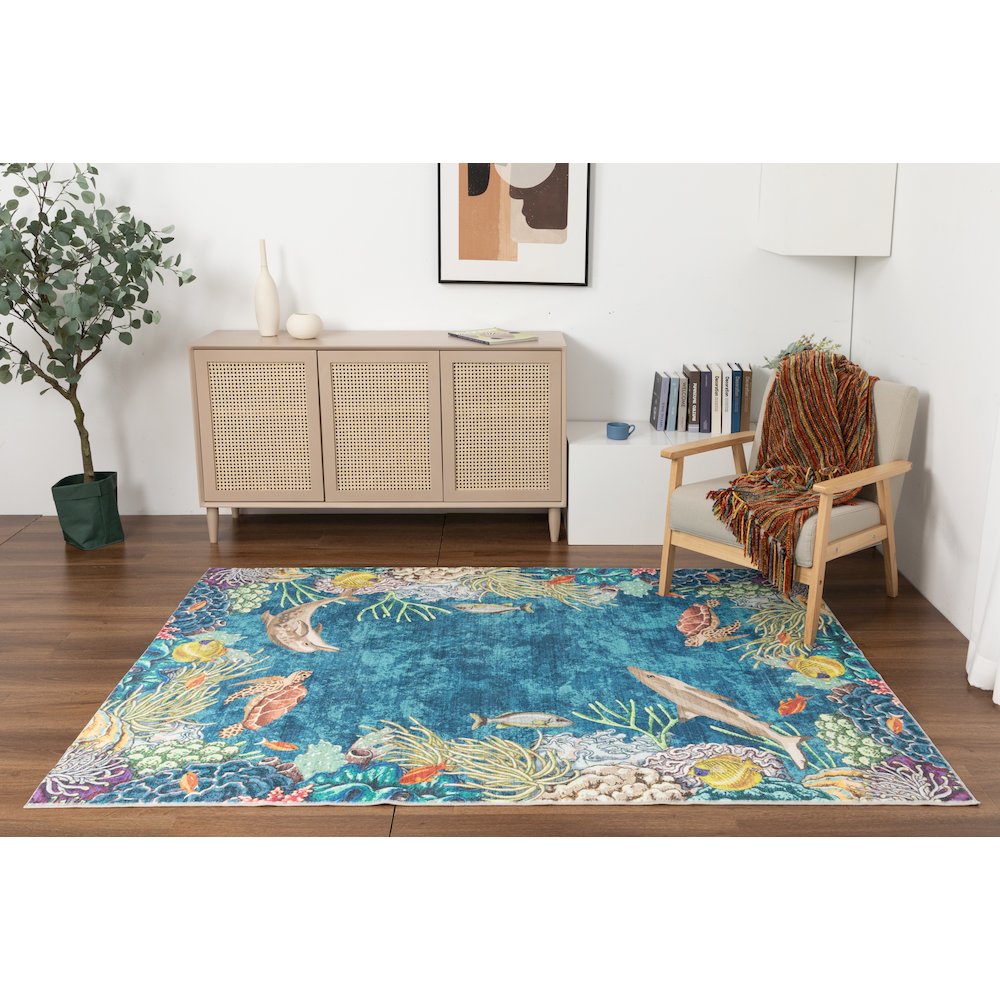 Kids 09 Underwater Ocean Life Rug