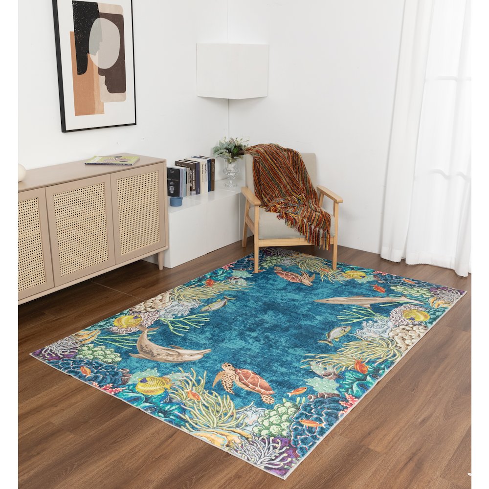 Kids 09 Underwater Ocean Life Rug