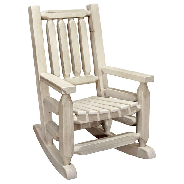 Homestead Collection Child's Rocker, Clear Lacquer Finish