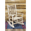 Montana Collection Child's Rocker, Clear Lacquer Finish