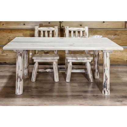 Montana Collection Child's Table, Clear Lacquer Finish