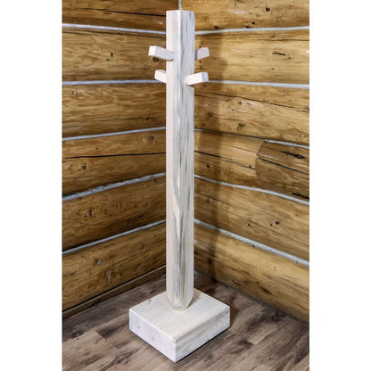 Homestead Collection Child's Coat Tree, Clear Lacquer Finish