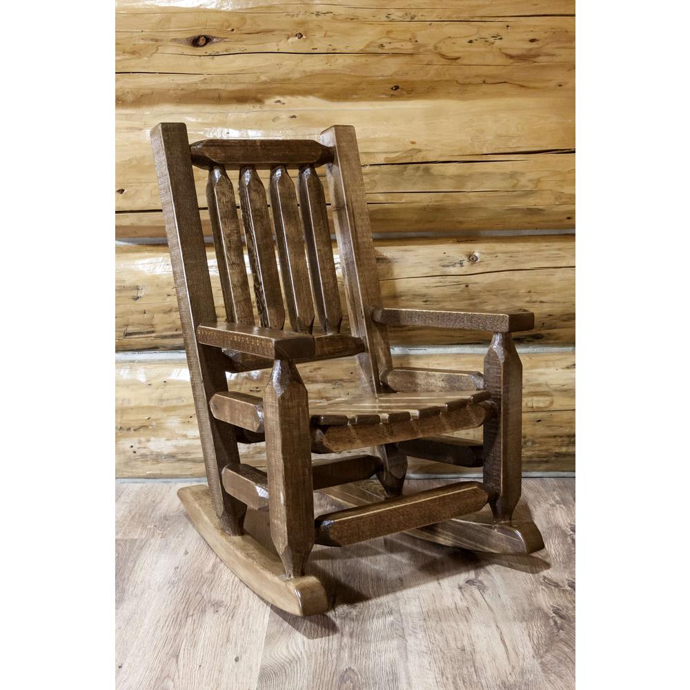 Homestead Collection Child's Rocker, Stain & Clear Lacquer Finish