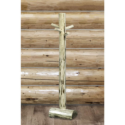 Montana Collection Child's Coat Tree, Clear Lacquer Finish