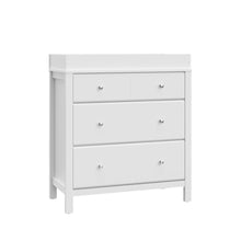 Storkcraft Carmel 3 Drawer Chest with Changing Topper (White)
