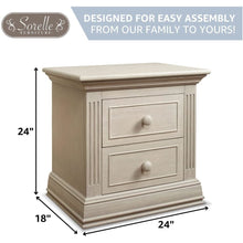 Sorelle Providence Nightstand,Chocolate Color