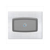 Baby Changing Station, Wall Horizontal Mount, 36.5 x 21.25, Gray