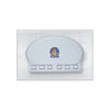 KB208 Oval Wall Mounted, 34 x 21, Gray