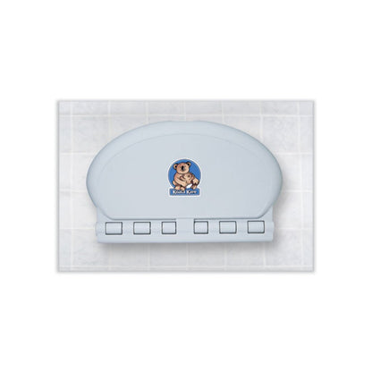 KB208 Oval Wall Mounted, 34 x 21, Gray