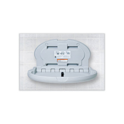 KB208 Oval Wall Mounted, 34 x 21, Gray