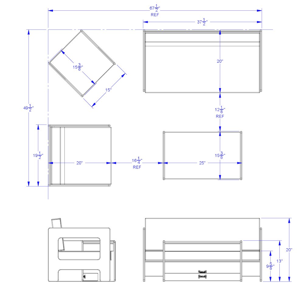 Jonti-Craft® Living Room 4 Piece Set - Wheat