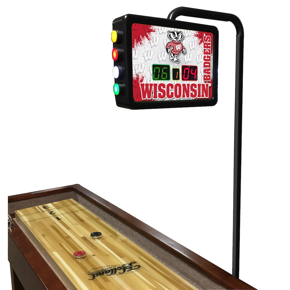University of Wisconsin (Badger) Shuffleboard Electronic Scoring Unit