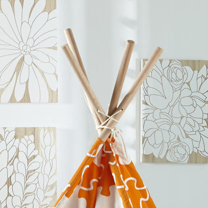 Childrens Teepee, Orange Puzzle