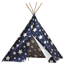 Children’s Teepee, Blue With White Stars