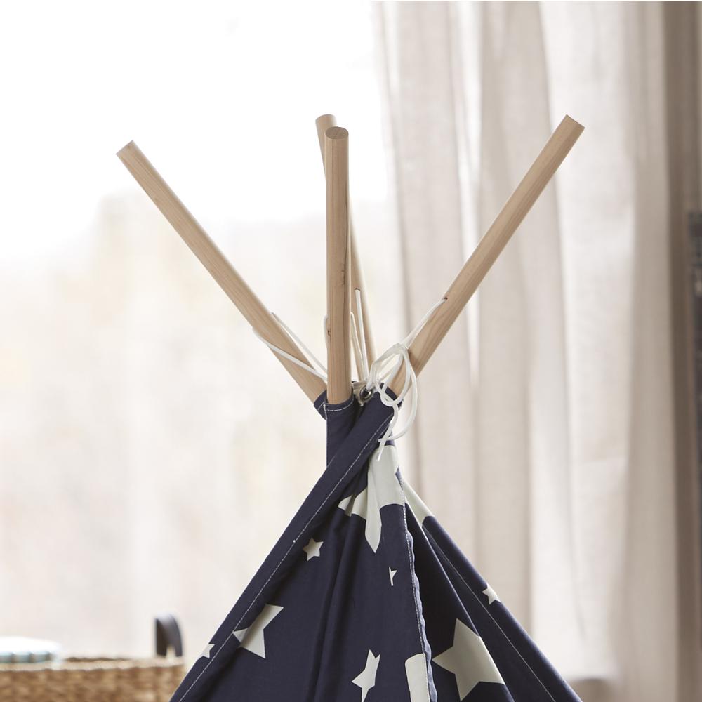 Children’s Teepee, Blue With White Stars
