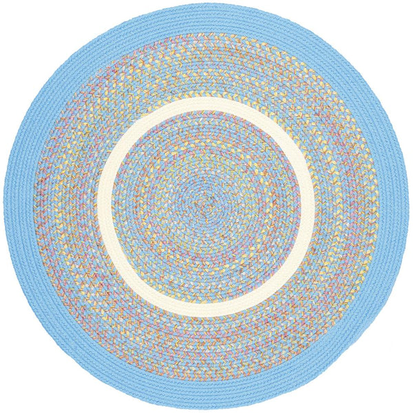 Kids' Isle Aqua Blue Banded 8' Round