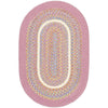 Kids' Isle Pink Banded 2X3 Oval