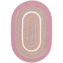 Kids' Isle Pink Banded 2X4 Oval