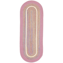 Kids' Isle Pink Banded 2X6 Oval