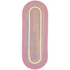 Kids' Isle Pink Banded 2X8 Oval