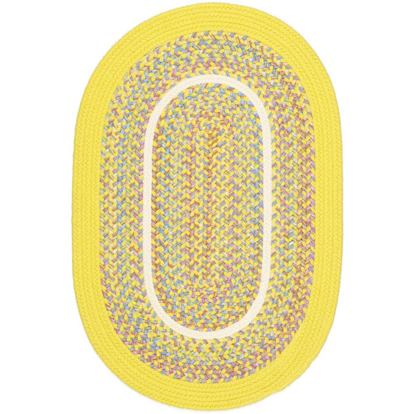 Kids' Isle Yellow Banded 2X3 Oval