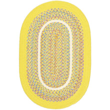 Kids' Isle Yellow Banded 3X5 Oval