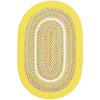 Kids' Isle Yellow Banded 8X11 Oval