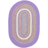 Kids' Isle Violet Banded 2X3 Oval