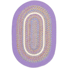 Kids' Isle Violet Banded 2X3 Oval